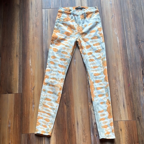 Hudson Barbara High Rise Super Skinny Ankle Jean tangerine - Picture 1 of 7